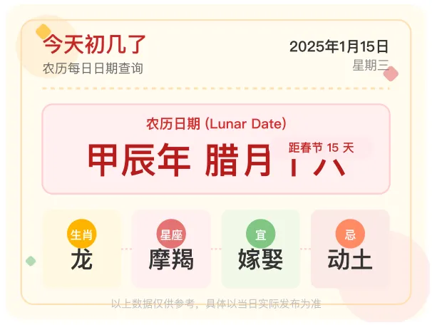 今天初几