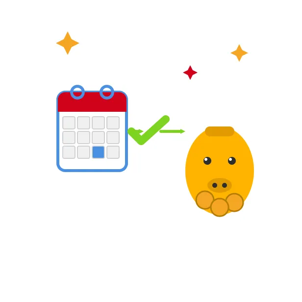今日宜存钱