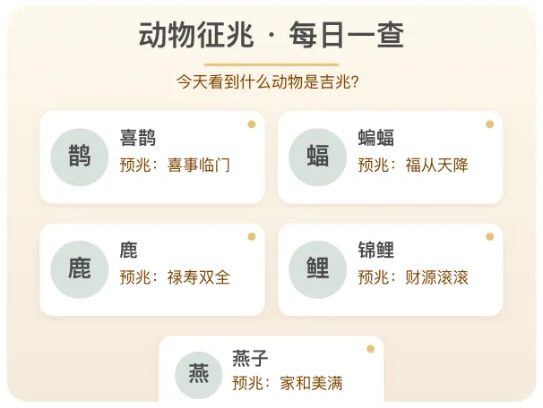 动物征兆