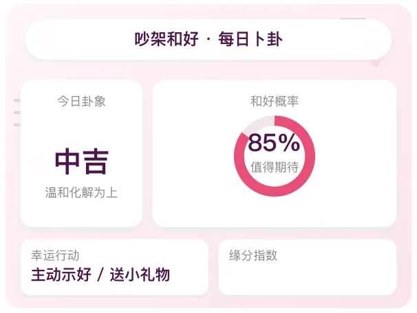 感情卜卦