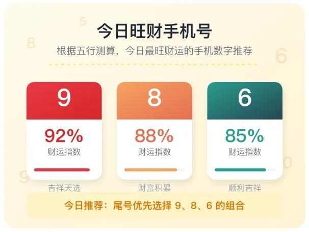 手机号数字