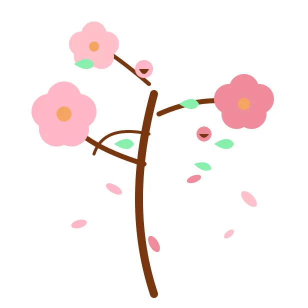 桃花颜色