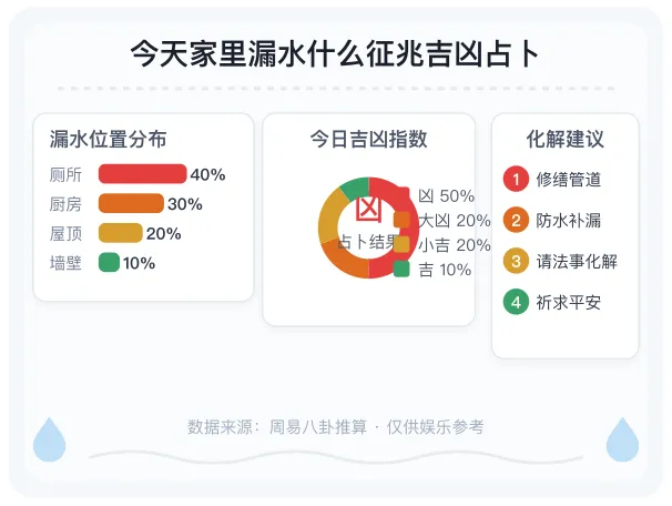 漏水吉凶占卜
