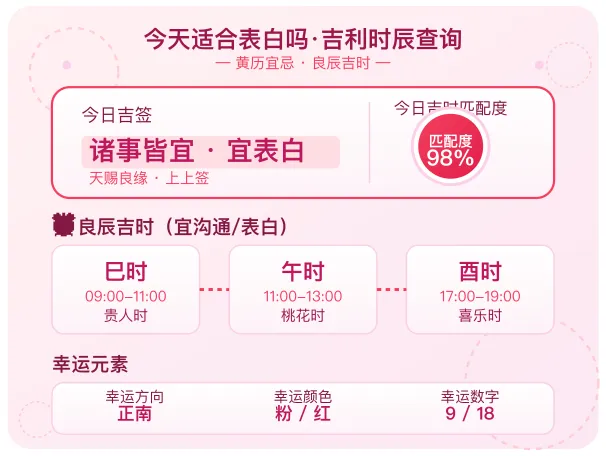 表白吉日